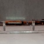 Gun Metal Slimline Pens - Sophisticated Edge Meets Natural Beauty