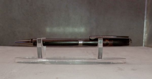 Gun Metal Slimline Pens - Sophisticated Edge Meets Natural Beauty - Image 4