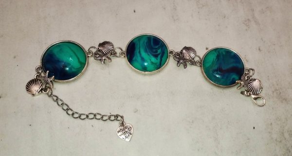 Unique Scrap Cabochons: Sustainable Beauty in Bracelets - Image 3