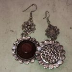 Unique Scrap Cabochons: Sustainable Beauty in Earrings