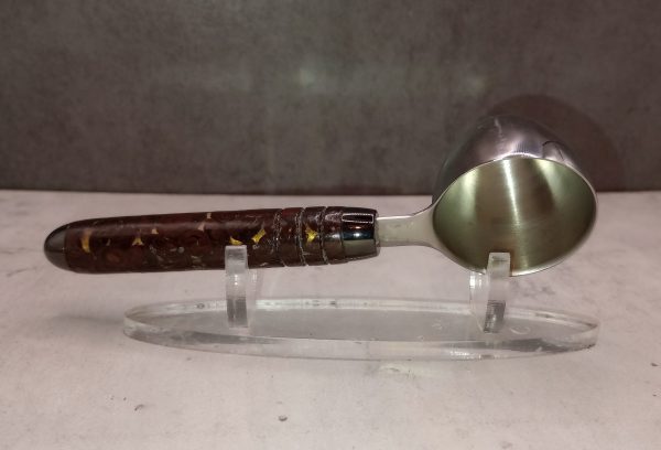 Handcrafted 2 TBS Stainless Steel Coffee Scoop with Coffee Bean Handle