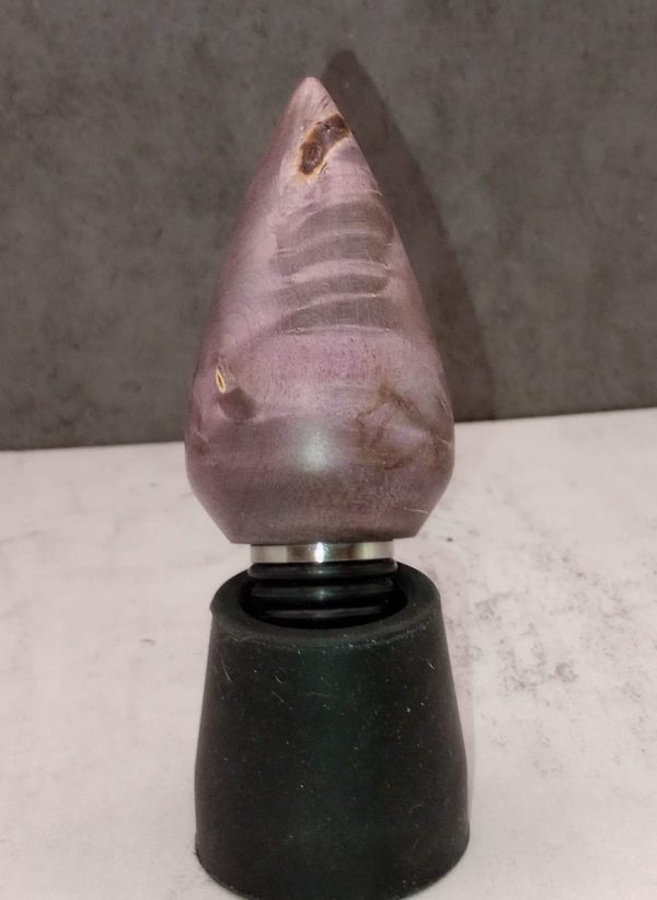 Handcrafted Bottle Stoppers - Wood Art Wine Accessories | Unique Bar Tools - Image 8