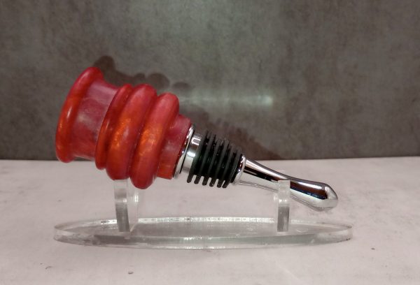 Handcrafted Bottle Stoppers - Wood Art Wine Accessories | Unique Bar Tools - Image 11