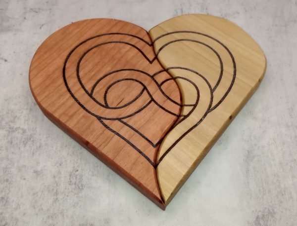 Poplar & Cherry Hearts