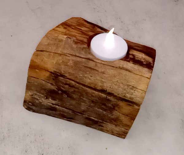Handcrafted Wooden Candle Holders - Image 3