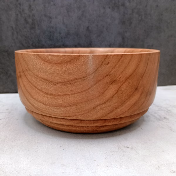 Small Cherry Wood Bowl - Warm Grain Beauty | Perfect Accent Piece