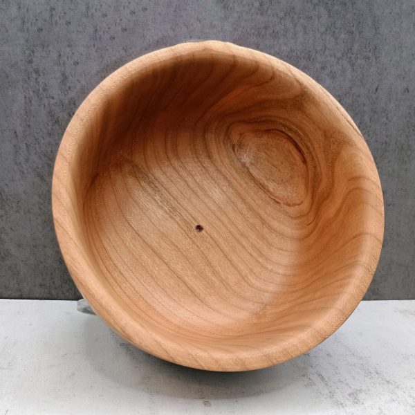 Small Cherry Wood Bowl - Warm Grain Beauty | Perfect Accent Piece - Image 4