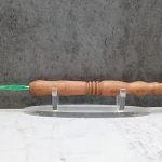 Cherry Wood Crochet Hooks - Ergonomic Comfort | Handcrafted Fiber Tools