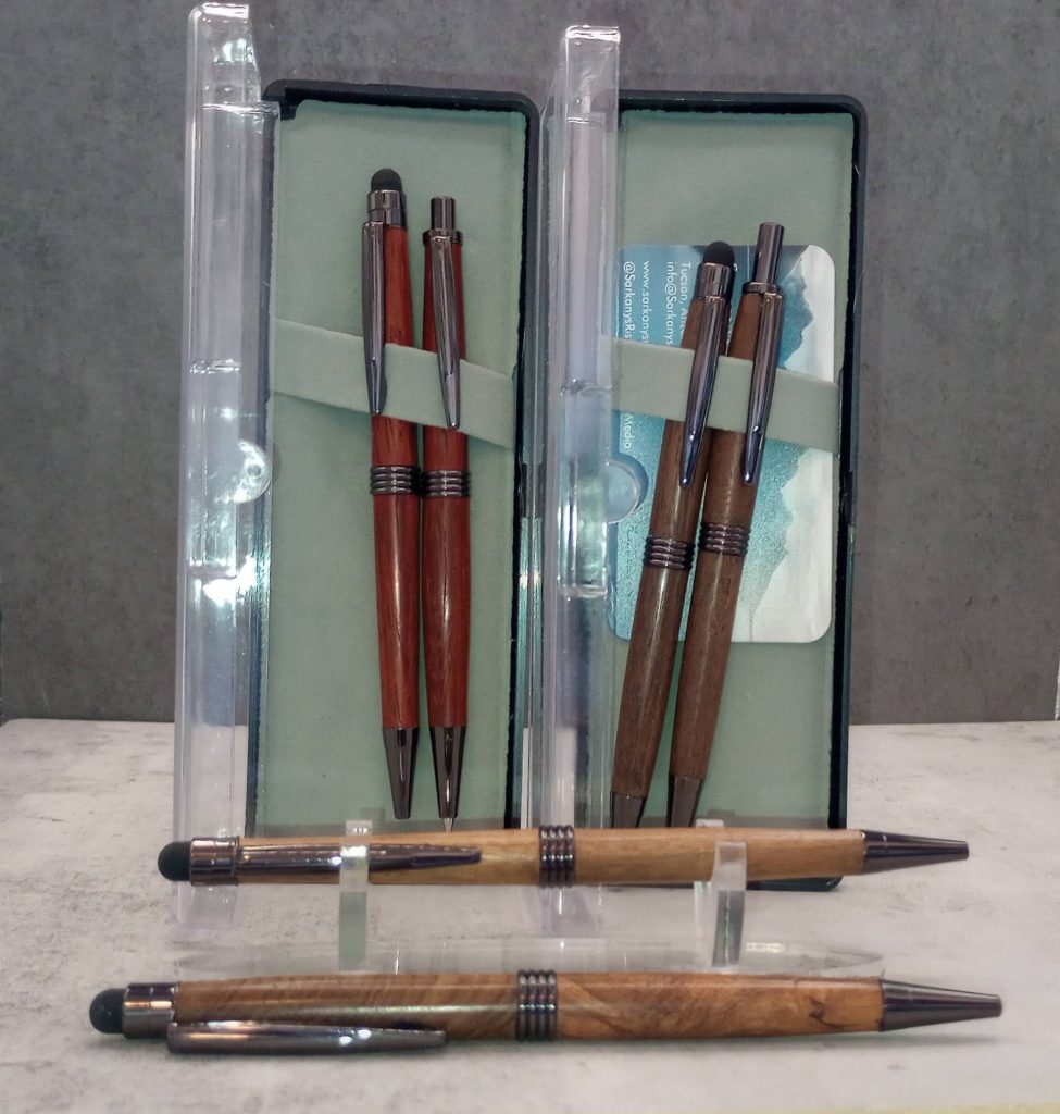 Pen & Pencil Sets Gun Metal Trimline by Sarkanys Rising