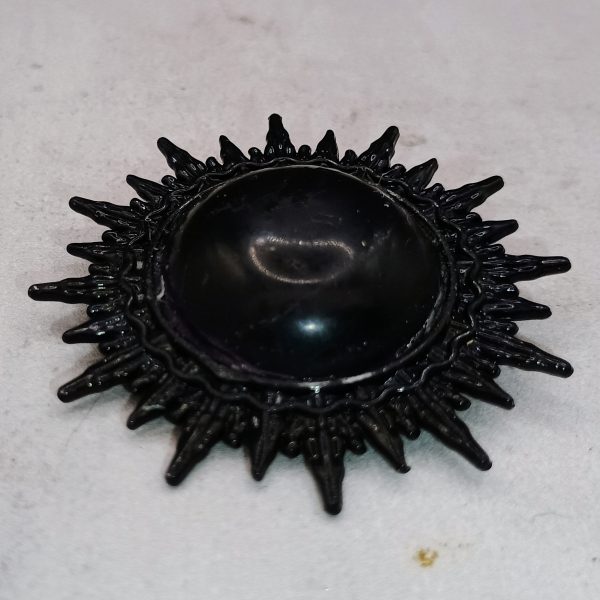 Handcrafted Wood Resin Brooches - Eclectic Art Collection | Wearable Sculptures - Image 2