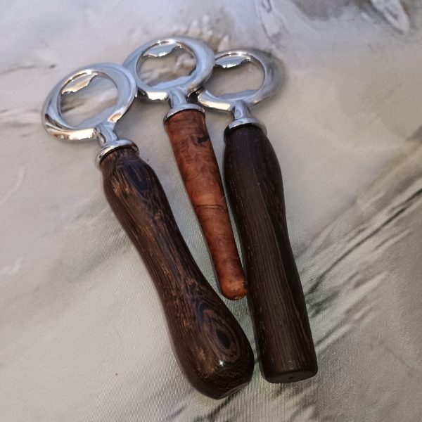 Reclaimed Wood Bottle Opener - Sustainable Bar Art | Eco-Friendly Barware - Image 3