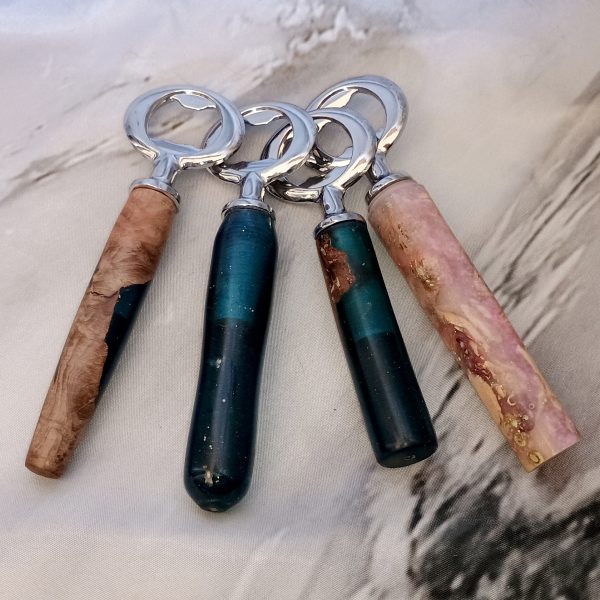 Reclaimed Wood Bottle Opener - Sustainable Bar Art | Eco-Friendly Barware - Image 4