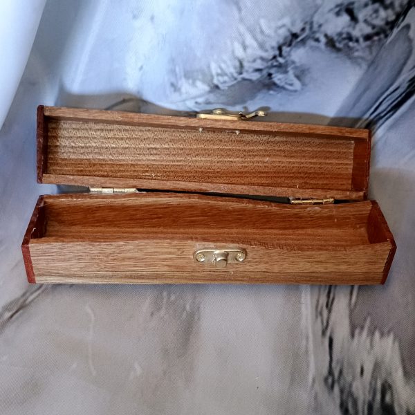Artisan Crafted Wavy Wooden Keepsake Box