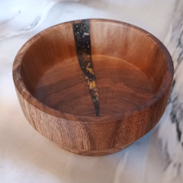 Lightning Struck Cherry Art - Lavender Resin Inlay | Natural Phenomenon Display - Image 3