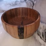 Enchanted Lightning Struck Cherry Slice with Lavender Resin Inlay