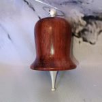 Large (1") Turned Bloodwood Bell