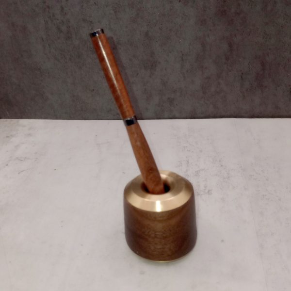 Elegant Brass Pen Holders, - Image 5