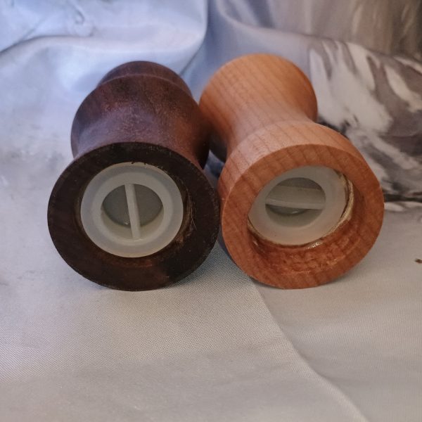 Salt & Pepper Shakers - Walnut & Maple | Handcrafted Table Art - Image 3