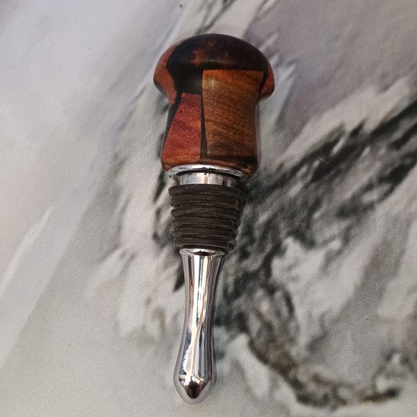Handcrafted Bottle Stoppers - Wood Art Wine Accessories | Unique Bar Tools - Image 15