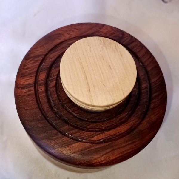 One-of-a-Kind Walnut & Maple Salt Cellars, Handmade Wooden Treasures - Image 3