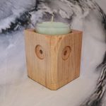 Enchanting Reclaimed Wood Owl Tealight Holders,