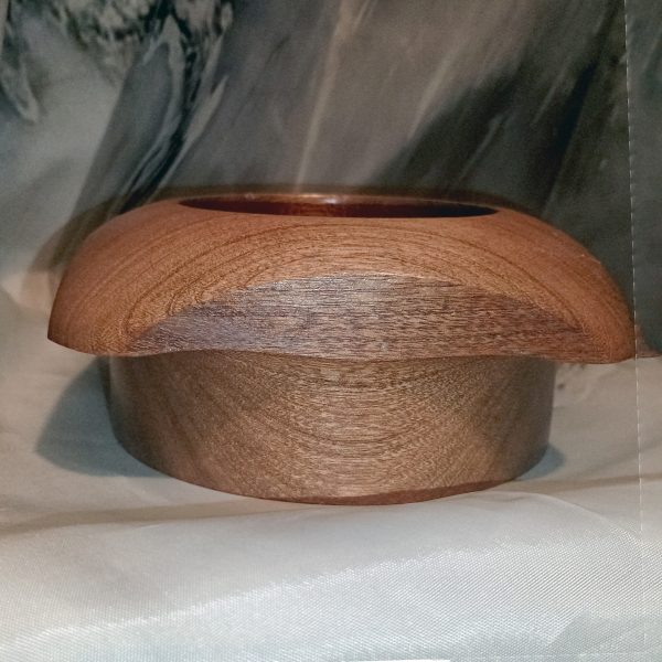 Sapele Hardwood Illusion Bowl - Image 4
