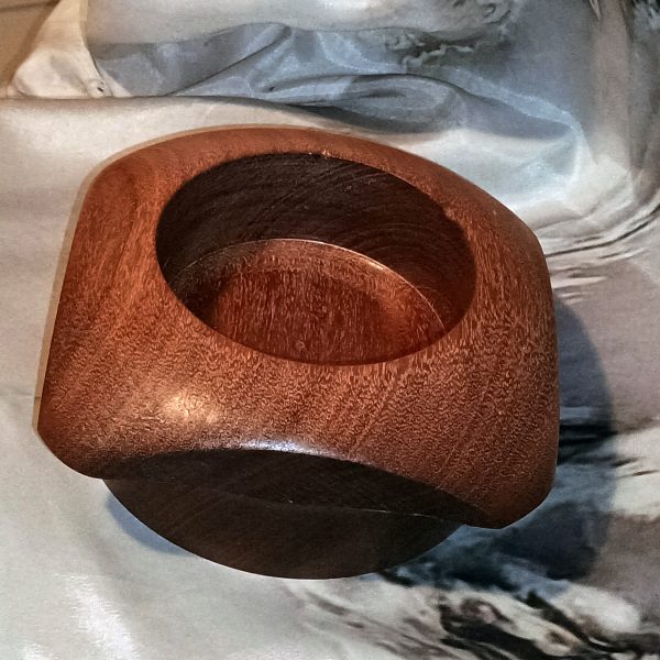 Sapele Hardwood Illusion Bowl