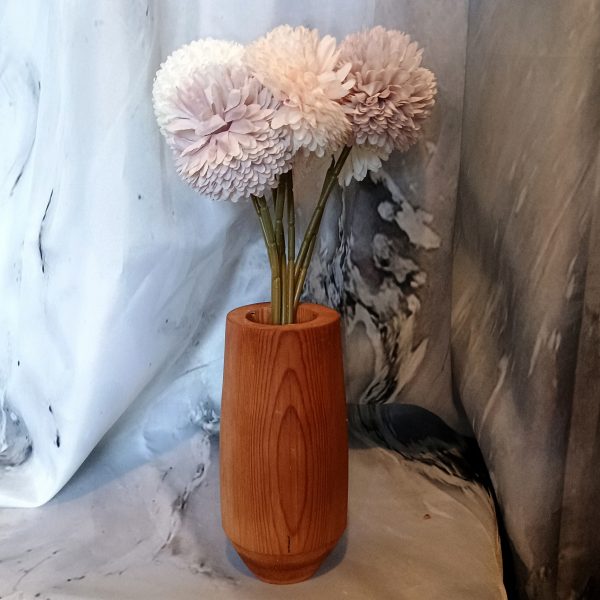 Reclaimed Fruit Wood Vase Set: Sustainable Artistry for Your Home - Image 2