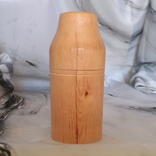 Fruitwood Taper Candleholders with Secret Stash - Image 4