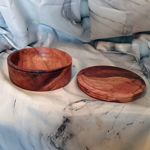 Exquisite Australian Red Gum Burl Bowl - Image 8