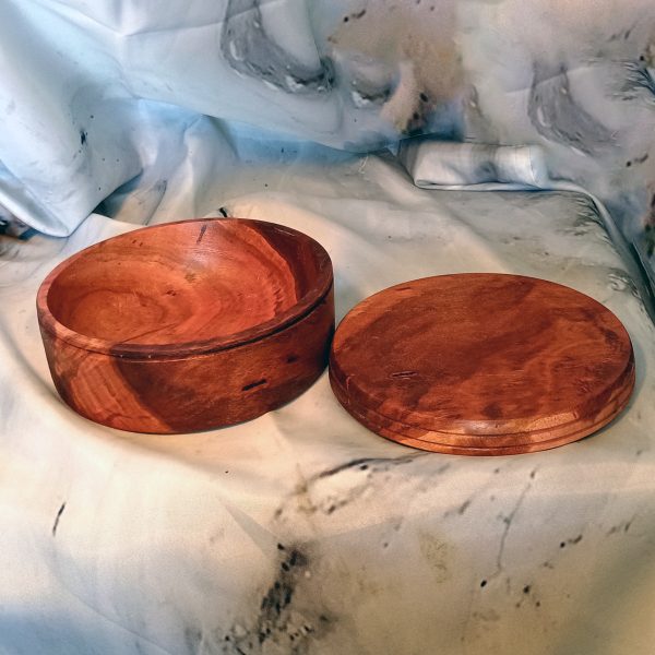 Exquisite Australian Red Gum Burl Bowl - Image 6