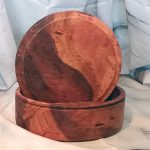 Australian Red Gum Burl Bowl - Exotic Wood Art | Heirloom Centerpiece
