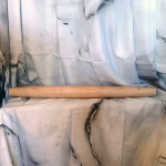 Handcrafted solid maple French rolling pin with pale warm grain and tapered form, artisan hand-turned hardwood baker's tool and kitchen gift by Sarkanys Rising