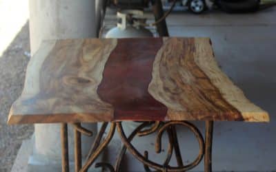 Arizona Sissoo Live Edge River Table