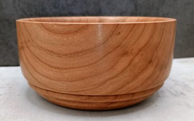Small Cherry Wood Bowl – Warm Grain Beauty | Perfect Accent Piece