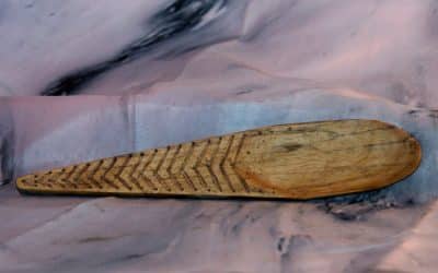 Handcrafted Flat Spoon | Cawl Spoon | Reclaimed Hardwood Kitchen Spoon