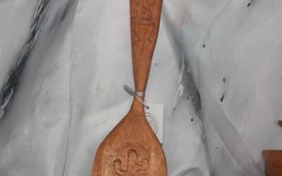 Hand-Carved Wood Cooking Paddles