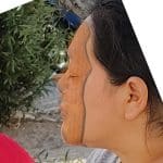 Profile image with overlay of spoon handle