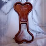 Padauk Dog Bone Charcuterie