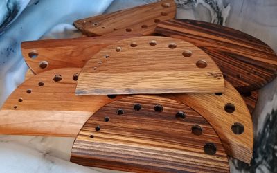 Handcrafted Herb Strippers – Zebrawood, Oak & Cherry | Garden-to-Kitchen Tools