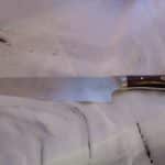 Handcrafted 8" Chef's Knives African Blackwood & Italian Olive Handles
