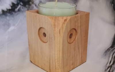 Scrap Owl Tealight Holders