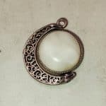 Double-Sided Wood/Resin Pendant - Sustainable Beauty | Two Looks in One