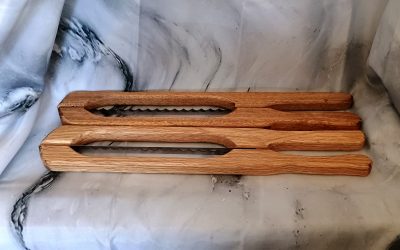 Handcrafted Wood Handle Bread Knives (Bow)