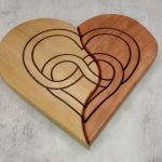 Poplar & Cherry Heart Charcuterie